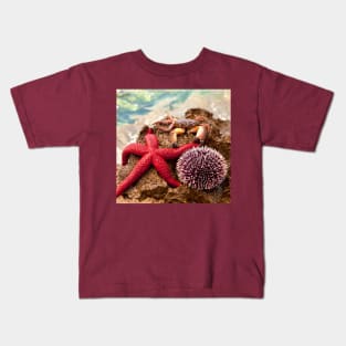 Crab Sea ​​Urchin StarFish Kids T-Shirt